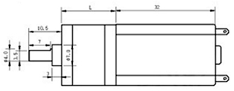 Dimensions moteurs E20GM-1200030