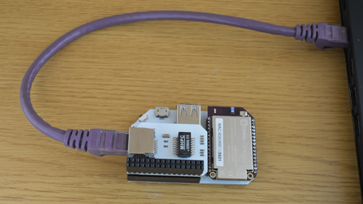 Exemple d'utilisation du module Ethernet expansion pour Omega2 Onion