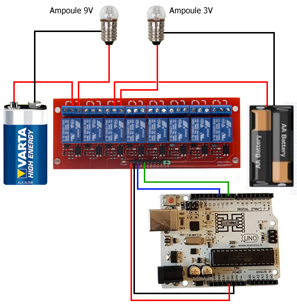 Module de relais 5V carte de relais de déclenchement de haut niveau pour  Arduino ARM PIC AVR MCU avec voyant LED