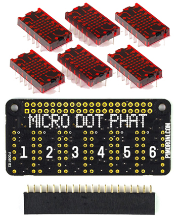 Détail du kit Micro Dot pHAT PIM186