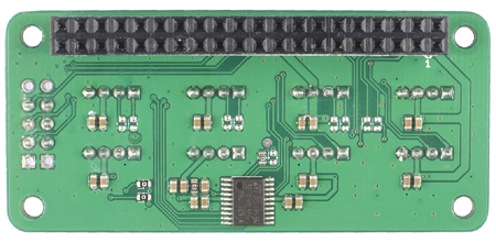 Face arrière de la platine Grove Base Hat pour Raspberry Pi Zero