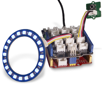 Example utilisation Grove Stick 10 Leds RVB WS2813 104020131