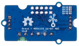 Face arrière du module convertisseur ADC I2C 16-bits 4 canaux Grove 109020041