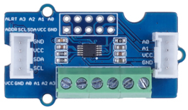 Face avant du module convertisseur ADC I2C 16-bits 4 canaux Grove 109020041