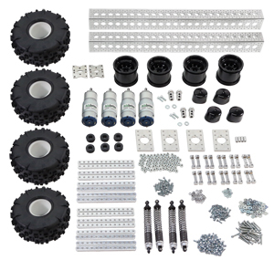 Détail de la composition du robot 4WD Mantis™