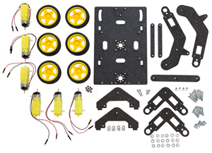 Détail de la composition du robot Bogie Runt Rover