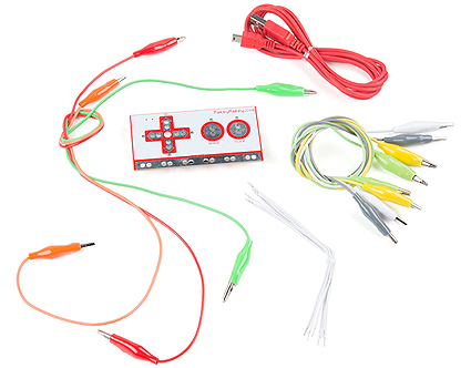 Contenu du starter-kit Makey Makey