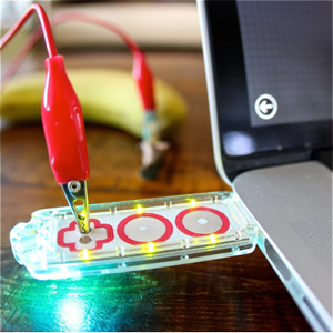 Exemple d'utilisation de la clef Makey Makey GO