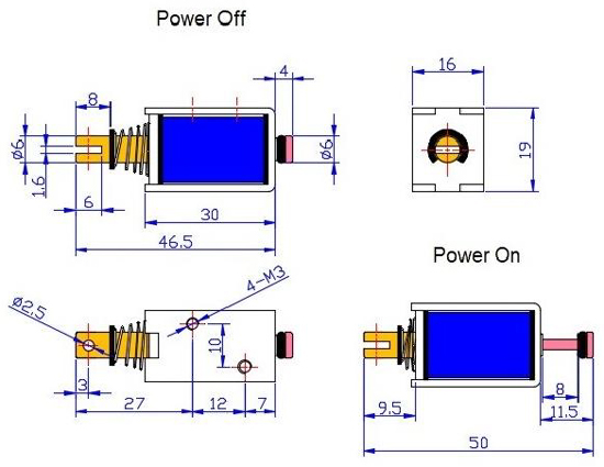 Électro-aimants De Traction, électro-aimant Push-pull à Mouvement Linéaire  Pour équipements Mécaniques Pour Systèmes D'automatisation 