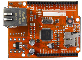 Détail du module Ethernet Shield W5100 pour Arduino