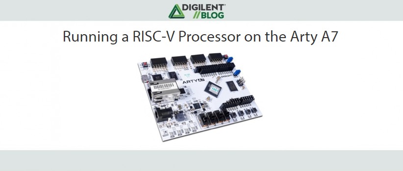 Exécution d'un processeur RISC-V software sur l'Arty A7