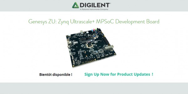 Genesys ZU: Carte de développement Zynq Ultrascale + MPSoC