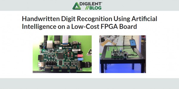 Reconnaissance de chiffres manuscrits utilisant une intelligence artificielle sur une carte FPGA à faible coût