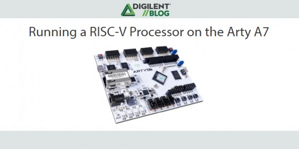 Exécution d'un processeur RISC-V software sur l'Arty A7