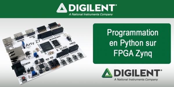 Programmation en Python sur la plate-forme SoC Xilinx Zynq Z7020 de Digilent Arty Z7-20