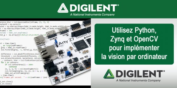 Utilisez Python, Zynq et OpenCV pour implémenter la vision par ordinateur