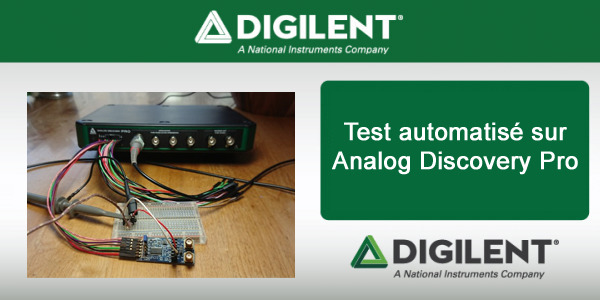 Test automatisé sur Analog Discovery Pro