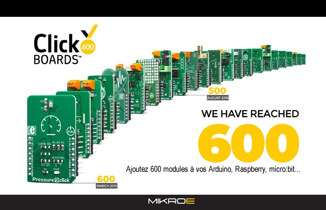 600 modules click pour vos applications !